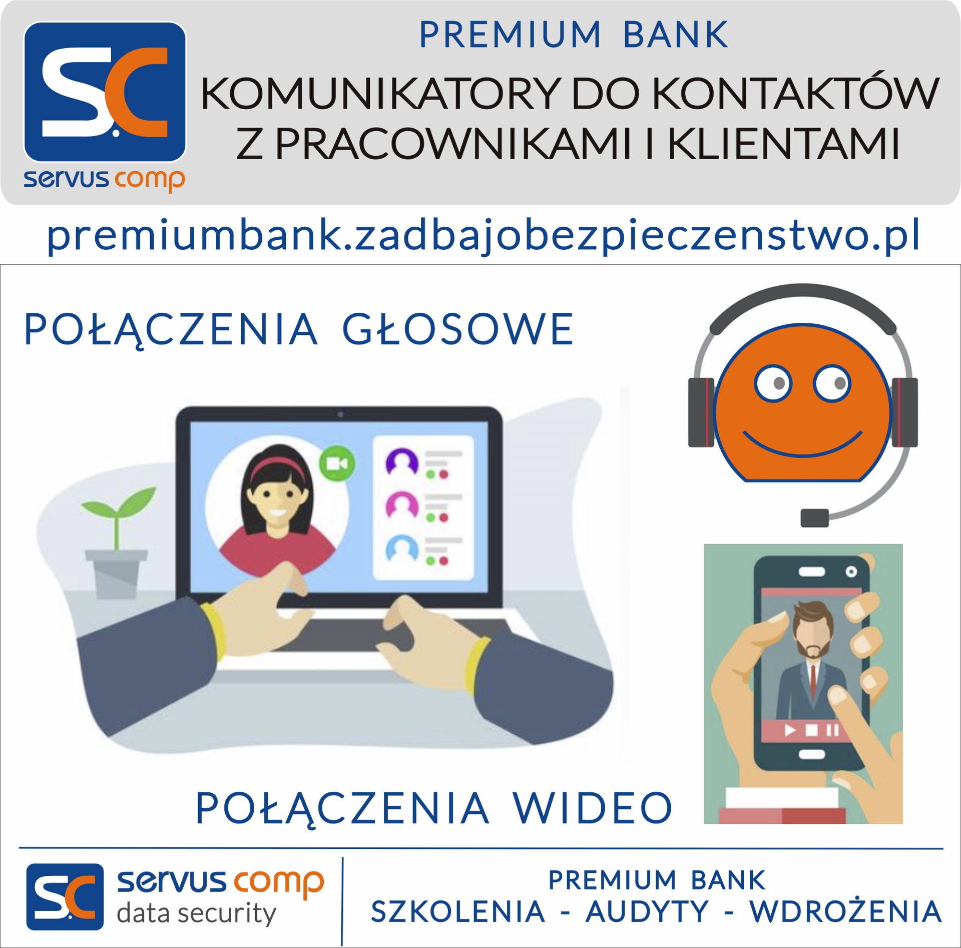 KOMUNIKATORY DO KONTAKTÓW Z PRACOWNIKAMI I KLIENTAMI Servus Comp