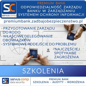 ODPOWIEDZIALNOŚC ZARZĄDU BANKU W ZARZĄDZANIU SYSTEMEM OCHRONY INFORMACJI RODO