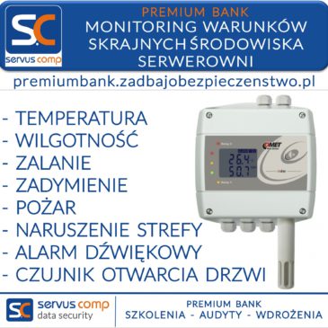 MONITORING WARUNKÓW SKRAJNYCH W POMIESZCZENIU SERWEROWNI REKOMENDACJA D