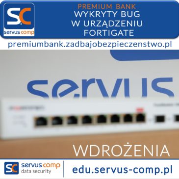 WYKRYTY BUG W URZĄDZENIU FORTIGATE