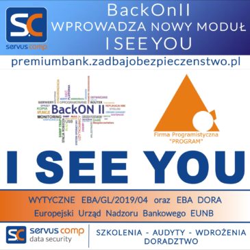 BackOnII WPROWADZA NOWY MODUŁ I SEE YOU