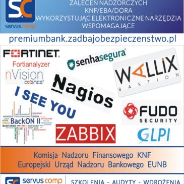 JAK DOSTOSOWAĆ BANK DO ZALECEŃ NADZORCZYCH KNF EBA DORA WYKORZYSTUJĄC ELEKTRONICZNE NARZĘDZIA WSPOMAGAJĄCE