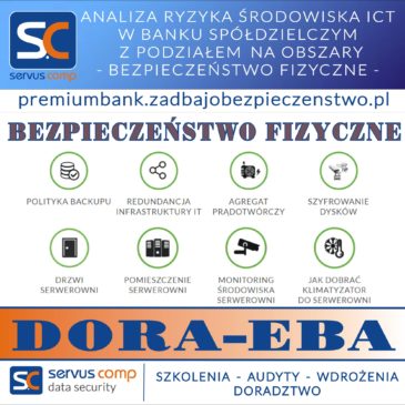 ANALIZA RYZYKA ŚRODOWISKA ICT W BANKU SPÓŁDZIELCZYM ŚRODOWISKO FIZYCZNE