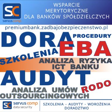 WSPARCIE MERYTORYCZNE DLA BANKÓW SPÓŁDZIELCZYCH