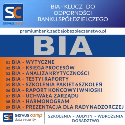 BIA KLUCZ DO ODPORNOŚCI BANKU SPÓŁDZIELCZEGO