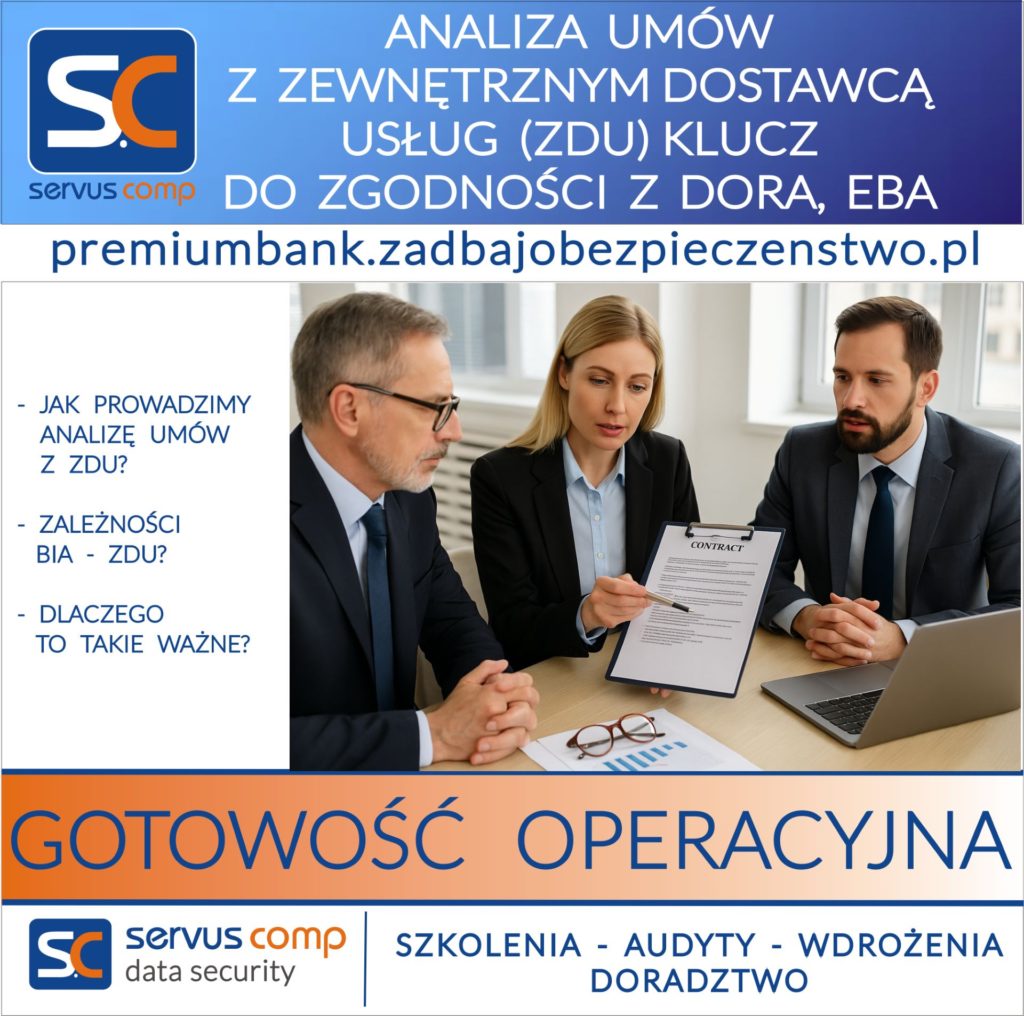 Zespół banku podczas przeglądu umów z ZDU - BIA DORA