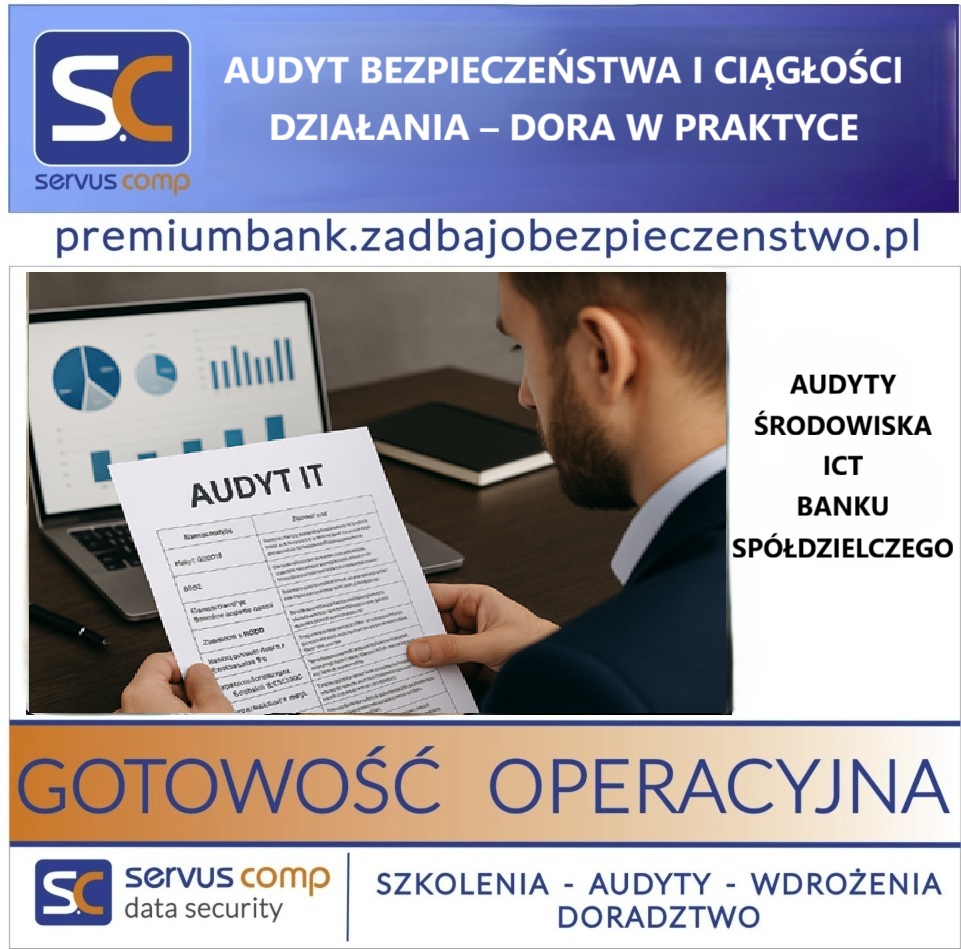 AUDYT BEZPIECZEŃSTWA I CIĄGŁOŚCI DZIAŁANIA – DORA W PRAKTYCE