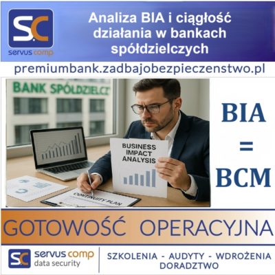 Analiza BIA i ciągłość działania w bankach spółdzielczych