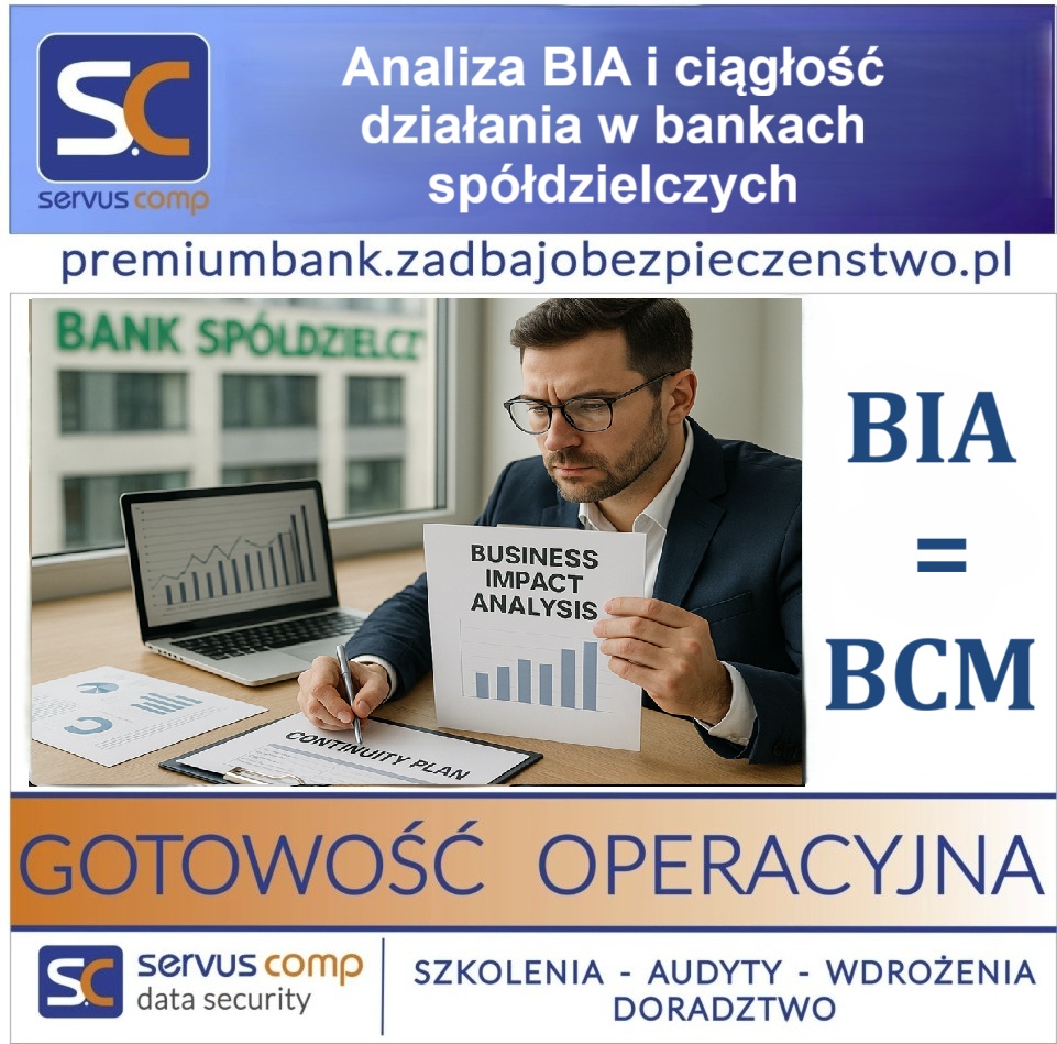 Analiza BIA i ciągłość działania w bankach spółdzielczych