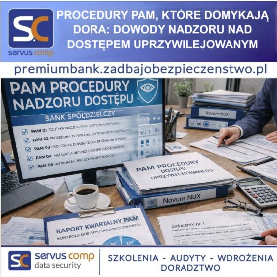 PROCEDURY PAM, KTÓRE DOMYKAJĄ DORA: DOWODY NADZORU NAD DOSTĘPEM UPRZYWILEJOWANYM