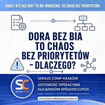 DORA I RTS BEZ BIA TO NIE WDROŻENIE. TO CHAOS BEZ PRIORYTETÓW.