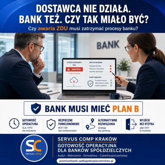 Dostawca nie działa. Bank też. Czy tak miało być?