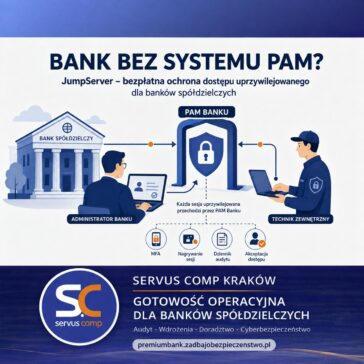 JumpServer PAM dla banku spółdzielczego – kontrola dostępu uprzywilejowanego