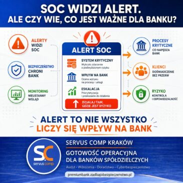 SOC widzi alert. Ale czy wie, co jest ważne dla banku?