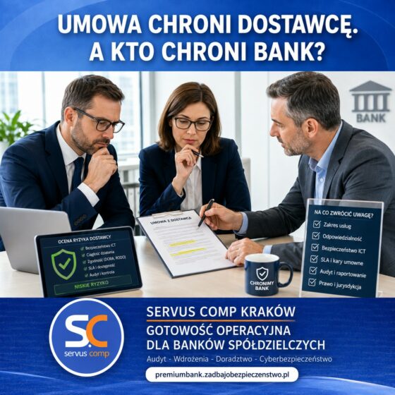 Umowa chroni dostawcę. A kto chroni bank?