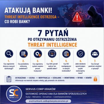 „ATAKUJĄ BANKI”. THREAT INTELLIGENCE OSTRZEGA – CO ROBI BANK?